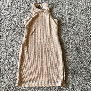 Cream knitted dress size large